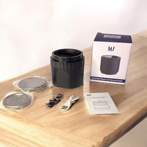 Automatic Mason Jar Vacuum Sealer USB Regular & Wide Mouth Food Storage